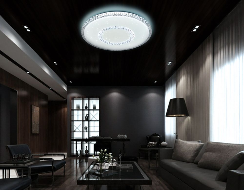 Ambrella Потолочный светодиодный светильник с пультом Crystal FF98