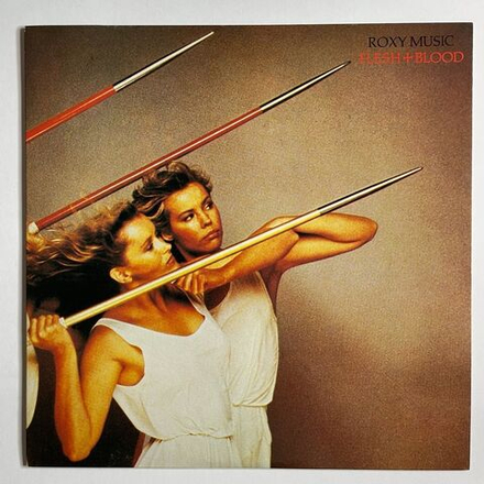 Винтажная виниловая пластинка LP Roxy Music Flesh and Blood (Japan 1980) (No Obi) Running Wild