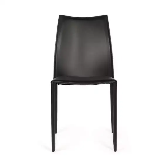 Стул Rolf черная кожа