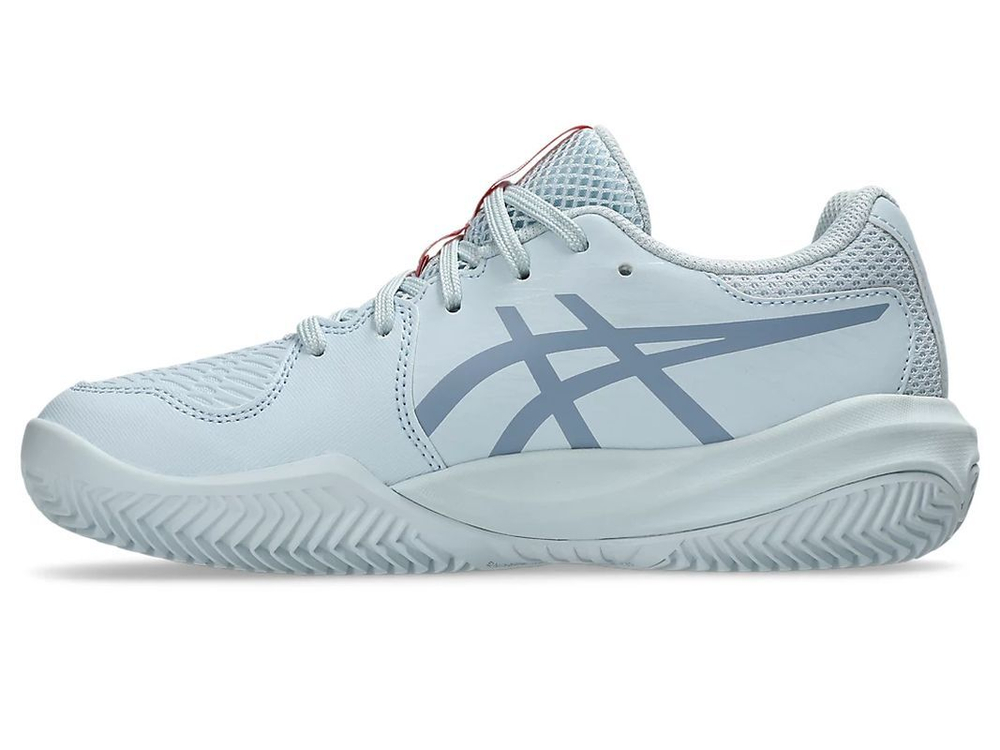 Детские теннисные кроссовки Asics Gel-Resolution X GS Clay - sky/grey blue