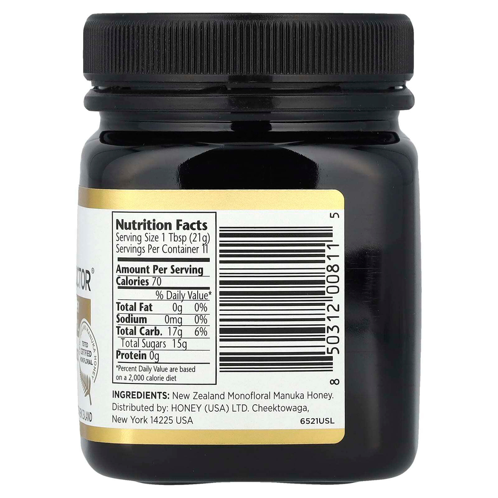 Manuka Doctor, монофлорный мед манука, MGO 525+, 250 г (8,75 унции)