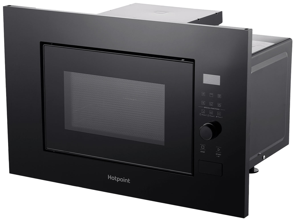 Встраиваемая микроволновая печь СВЧ Hotpoint MF20G BL H, черный