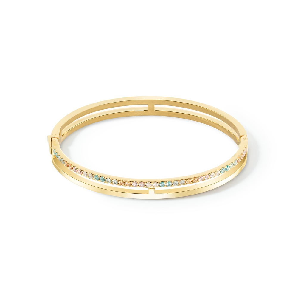 Браслет Coeur de Lion Multicolour Pastel Gold 0136/32-1590 19