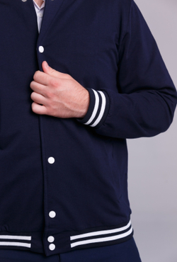 Кардиган мужской для мужчин школьный взрослый синий тёмно-синий кофта жакет бомбер спортивный трикоражный для мальчика