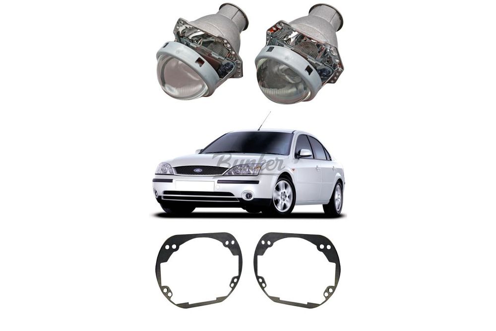 Готовый комплект для замены штатных линз Ford Mondeo III 2000-2007