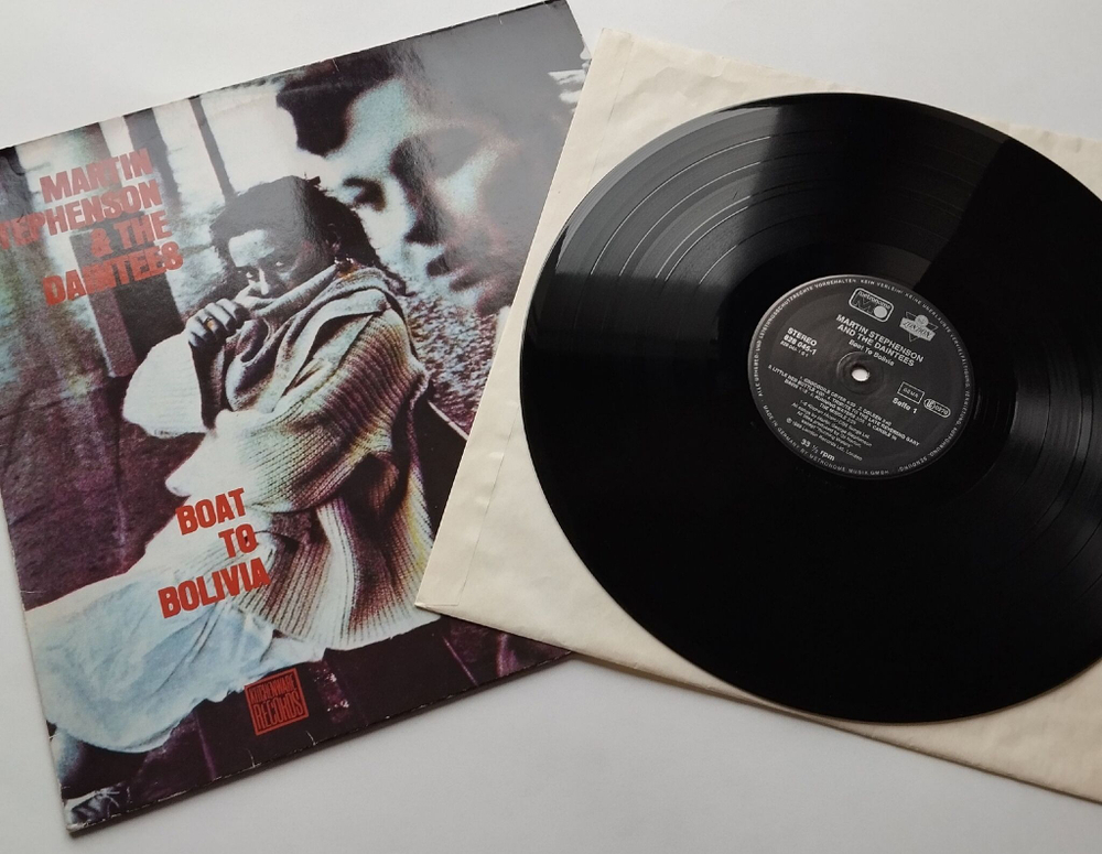Винтажная виниловая пластинка LP Martin Stephenson and The Daintees Boat To Bolivia (Germany 1986)
