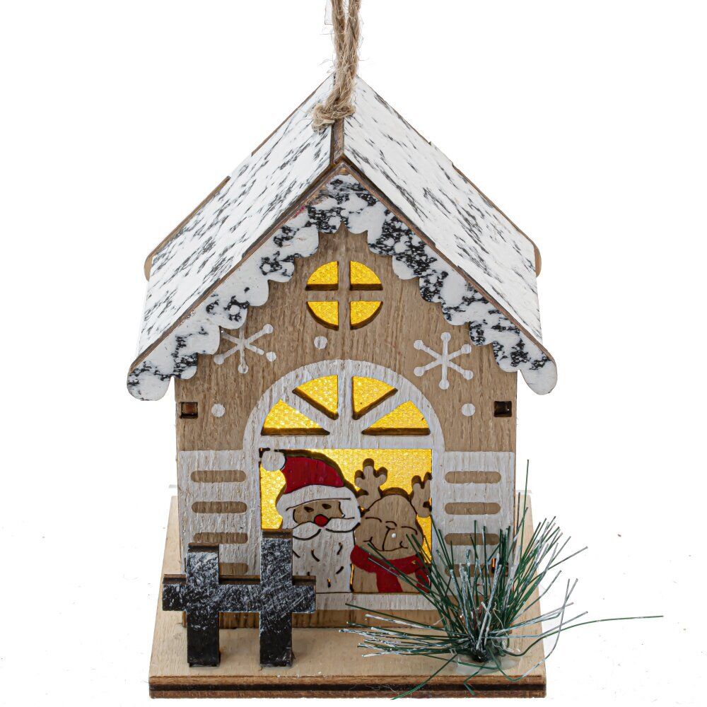 GAEM Изделие декоративное с подсветкой "Домик" (LR54х3), L7,5 W7 H9,5 см, 3в.