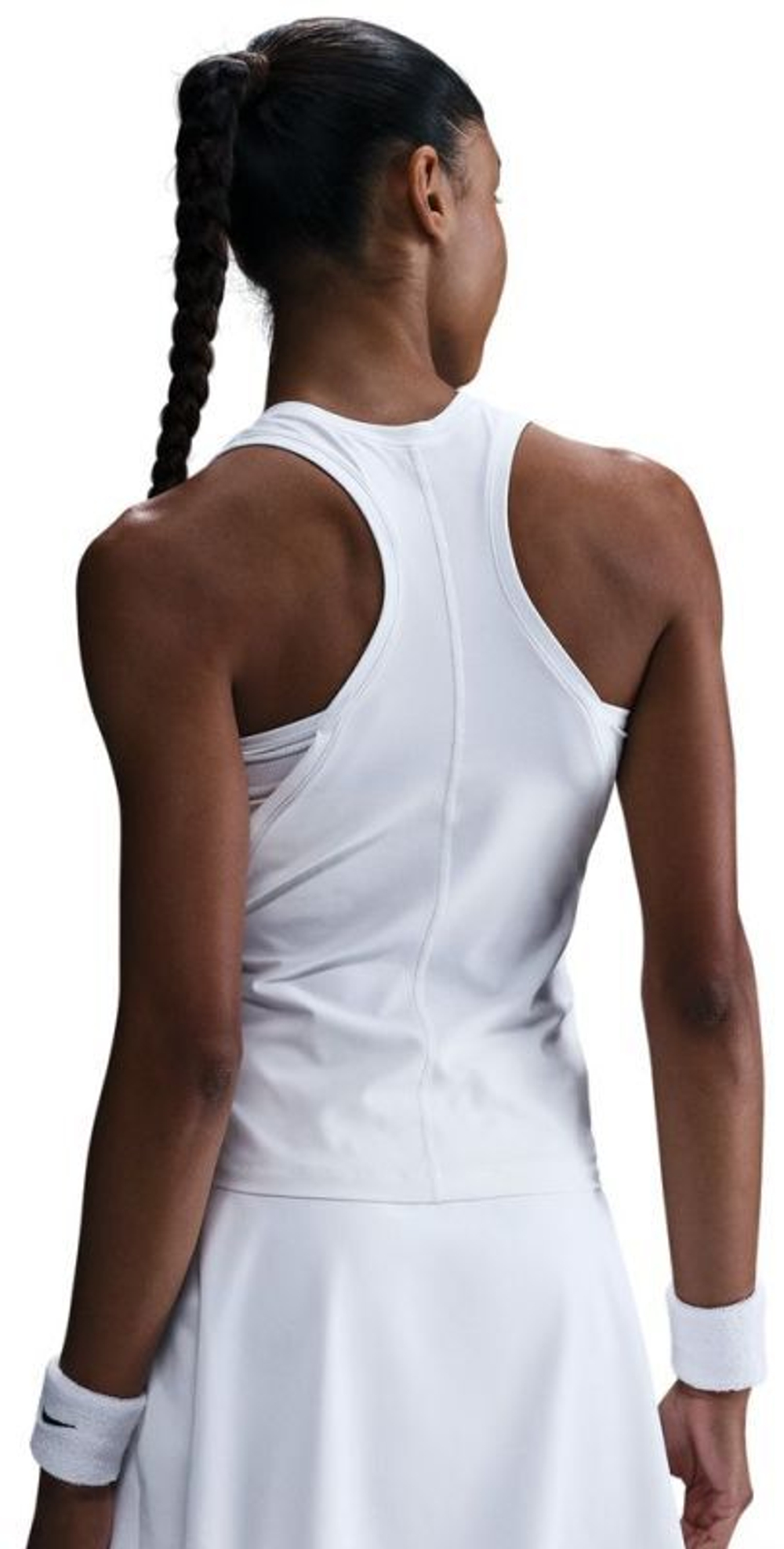 Женский топ теннисный Nike Dri-Fit Victory - белый