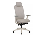 Офисное кресло Riva Design Antler EAN-001AW, Светло-бежевый/белый пластик