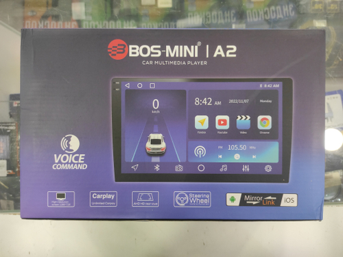 A2 BOS-MINI / Магнитола, 9 дюймов, 4 +64, DSP, АНДРОЙД 12
