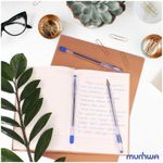 Ручка шариковая MunHwa "Option" синяя, 0,7мм, штрих-код