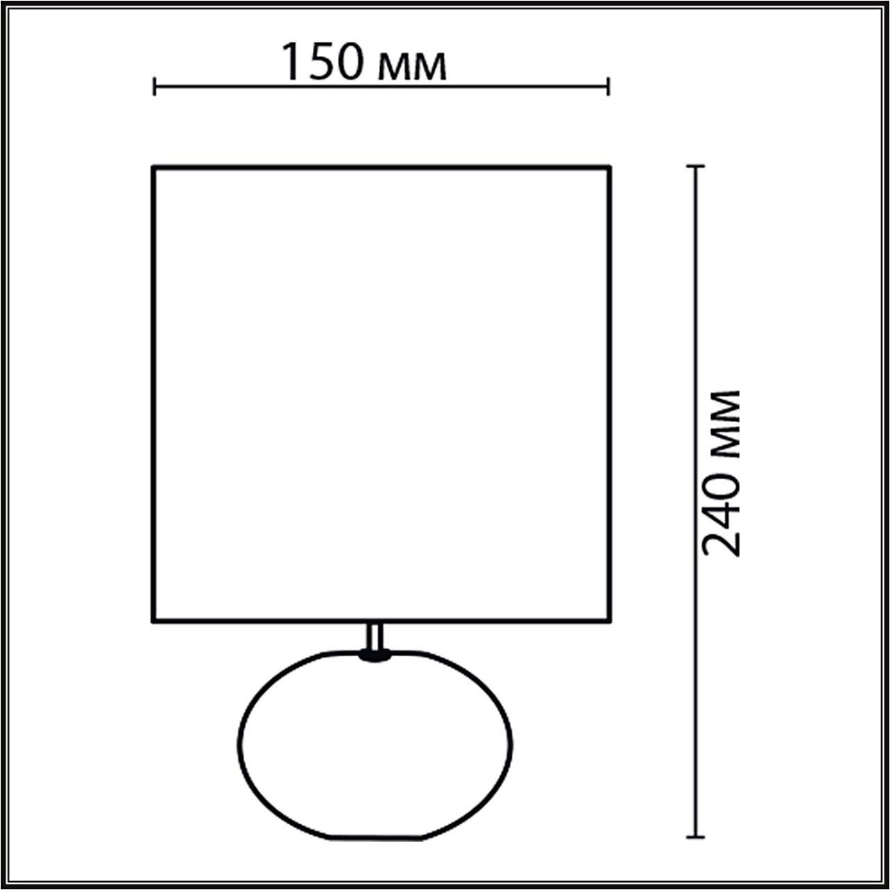 8135/1T MODERNI LN25 381 бежевый, керамика/текстиль Настольная лампа Е14 1*40W 220V RAMORA