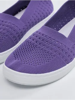 Мокасины летние текстильные