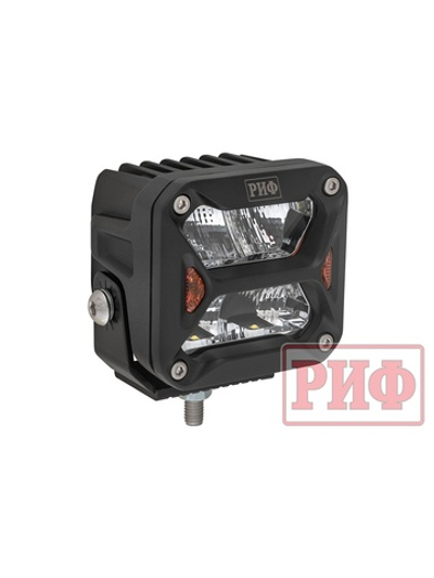 Светодиодная фара водительского света РИФ 82x78x76 мм 20W LED