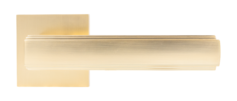 Ручка дверная MH-64-S6 FTG STEPS на квадратной розетке 6 мм