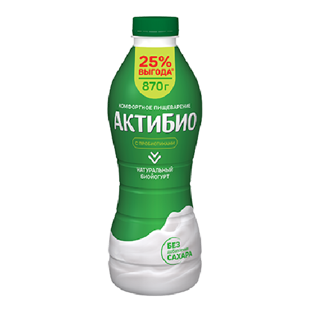 АктиБио йогурт 870гр Натуральный