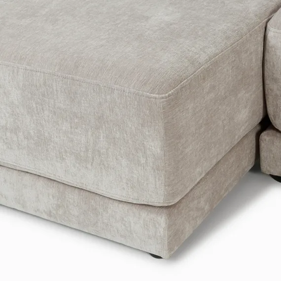 Угловой диван Mia левосторонний 320 см, серый