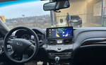 Магнитола для Infiniti Q70, M25, M37 (поддержка Bose и 360) - Carmedia HP-9100-LZ монитор 12.3" в стиле Audi на Android 11, CarPlay, 4G SIM-слот