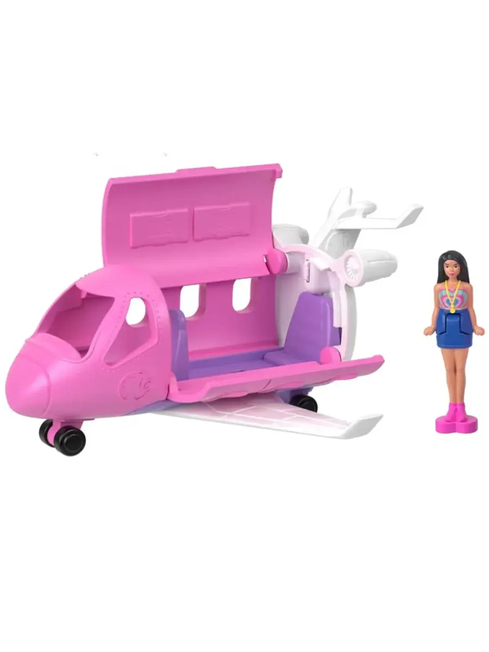 Набор Барби Мини кукла и самолет BarbieLand HYF38 HYF40