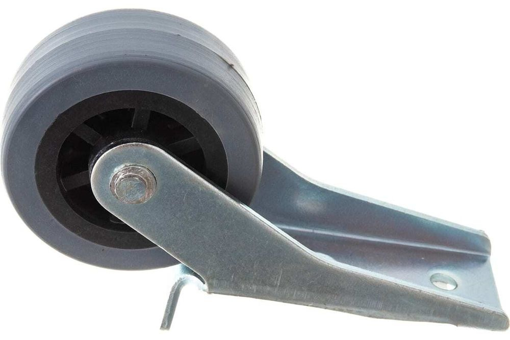 Колесо мебельное боковое с бортиком 40мм не поворотное