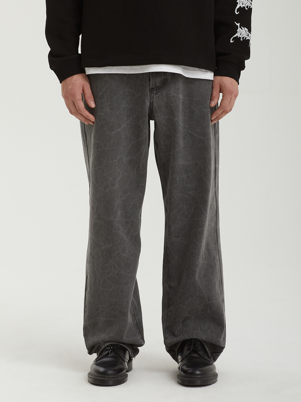 Мужские Джинсы Classic Wrinkle Baggy