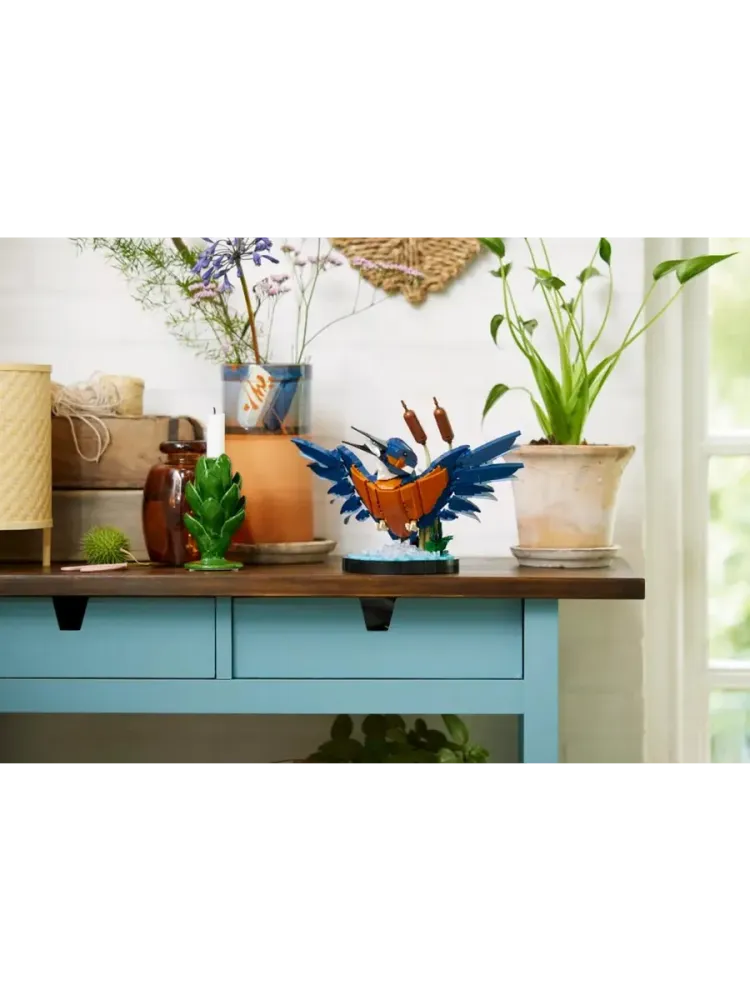 Конструктор для взрослых Icons 10331 Птица зимородок