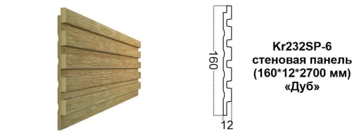 Декоративная панель Kr232SP-6/2.7
