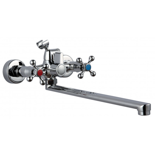 24055 Cмес. 2-ух руч. для ванны с плос. излив. HANSEN  (10/1шт)