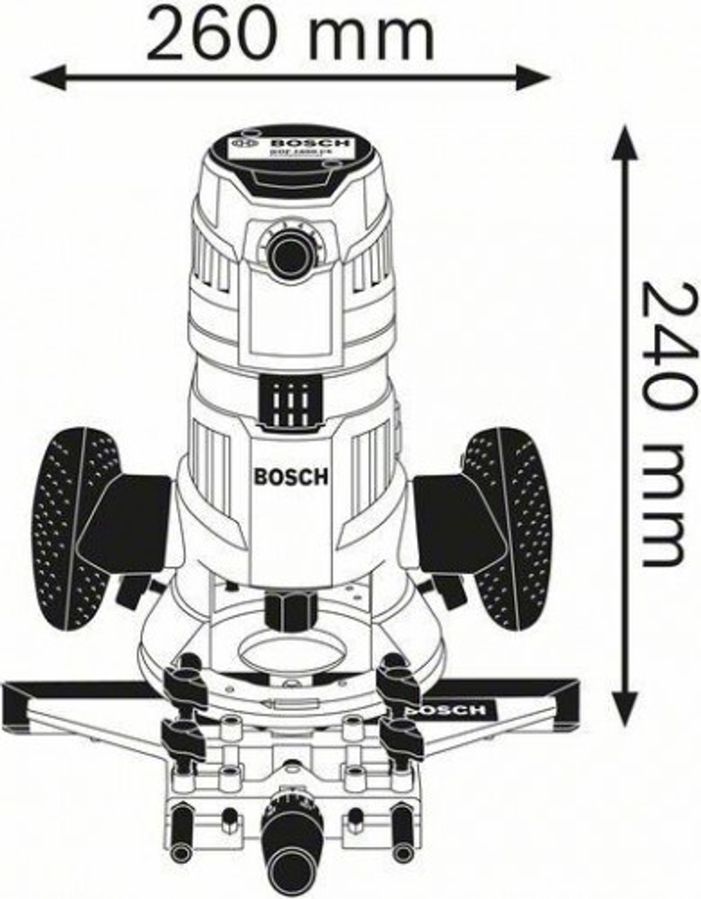 Фрезер сетевой BOSCH GMF 1600 CE 0601624002 Кейс L-Boxx