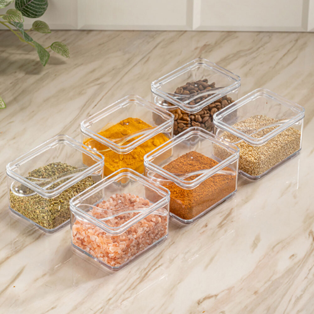 Набор для специй с крышкой и ложкой