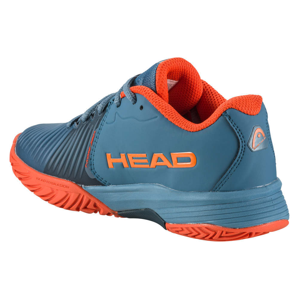 детские Кроссовки теннисные Head Revolt Pro 4.0 Junior - bluestone/orange