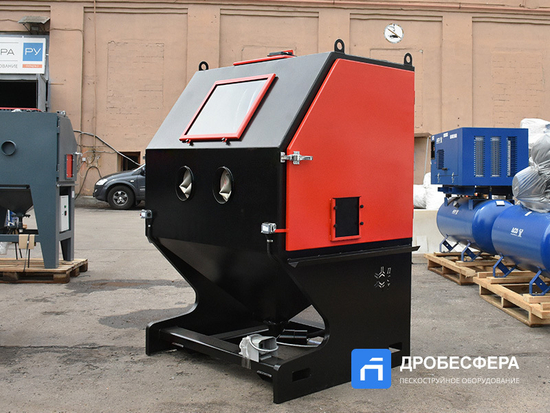 Пескоструйная камера PST КСО-110-Н-ФВР-М с боковой загрузкой