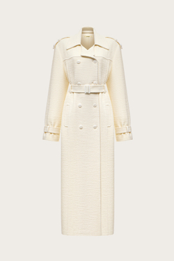 ТРЕНЧКОТ ИЗ МОЛОЧНОЙ ШЕРСТИ