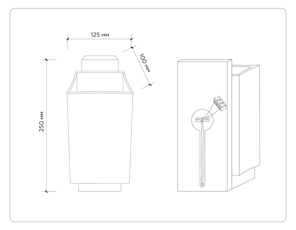 Ambrella Настенный светильник со сменной лампой Loft TR83122