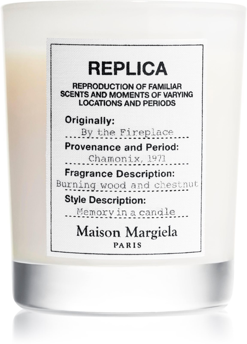 Maison Margiela REPLICA By the Fireplace - ароматическая свеча /   165  g  / GTIN 3614271664693