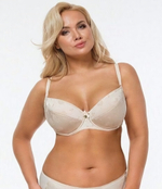 Бюстгальтер на косточках Latino с боковыми поддержками (Размер: 90E) (Цвет: телесный)