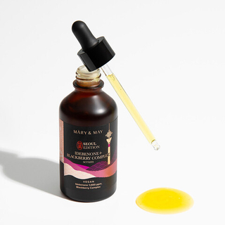 Сыворотка для лица с идебеноном и ежевикой MARY&MAY Idebenone+Blackberry Complex Serum 80 мл