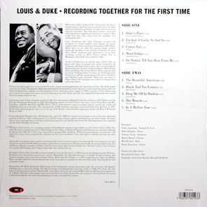 Louis Armstrong & Duke Ellington / Recording Together For The First Time (LP)