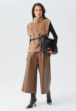 Кюлоты из экокожи