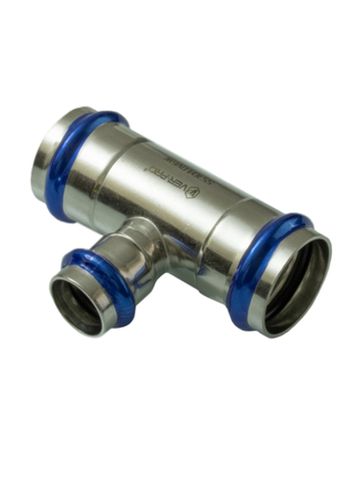 ViEiR Ver-Pro Тройник пресс для нерж. трубы 42×35×42 VPT423542