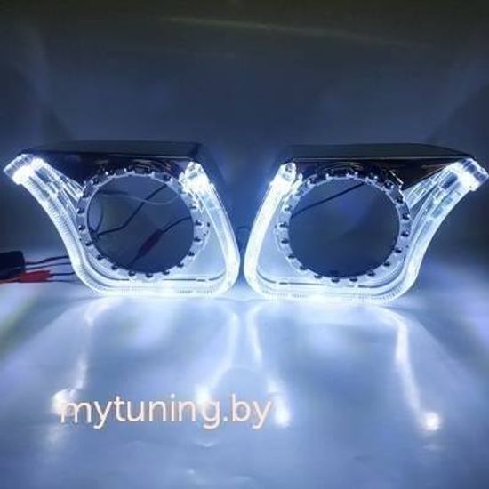 Маска для линзы 3' Раскосая с LED