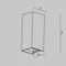 Настенный светильник Драп / Drape 3000K 10Вт IP 65 Outdoor o525wl-l10b3k