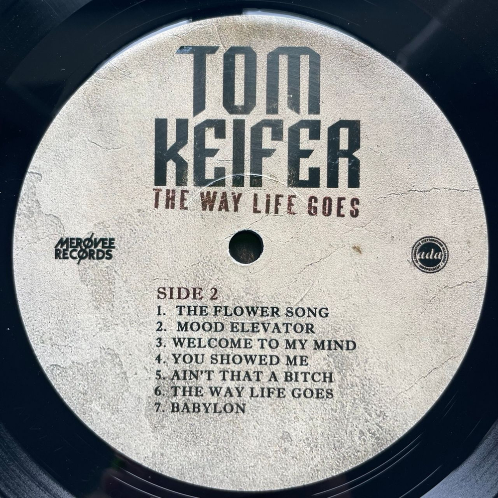 Винтажная виниловая пластинка LP Tom Keifer The Way Life Goes (США 2013) (СД в комплекте)