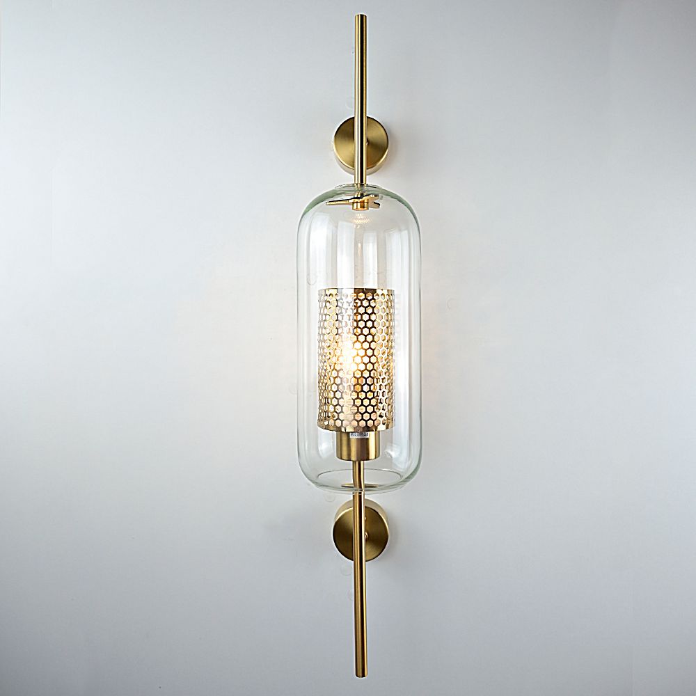 Настенный Светильник Catch Wall Cylinder L67 Brass By Imperiumloft
