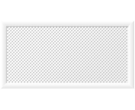 Экран для радиатора Глория, 90*60, Белый