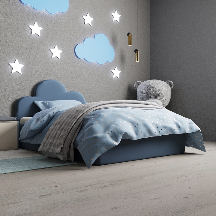 Детская кровать с настилом Облако, 90х195