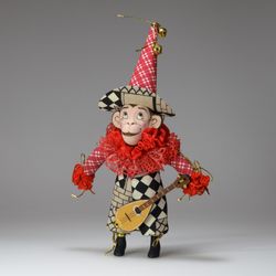 Ёлочная игрушка Обезьяна в колпаке