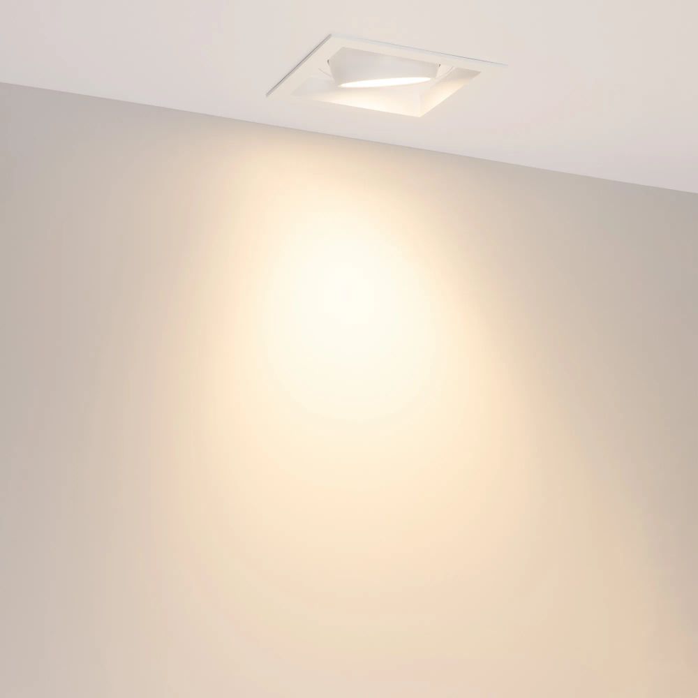 Светильник MS-VORTEX-BUILT-S140x140-30W Warm3000 (WH-WH, 50 deg, 230V) (Arlight, IP20 Металл, 5 лет) 057924