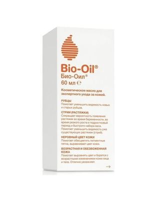 Bio-Oil Масло косметическое от шрамов растяжек неровного тона 60мл