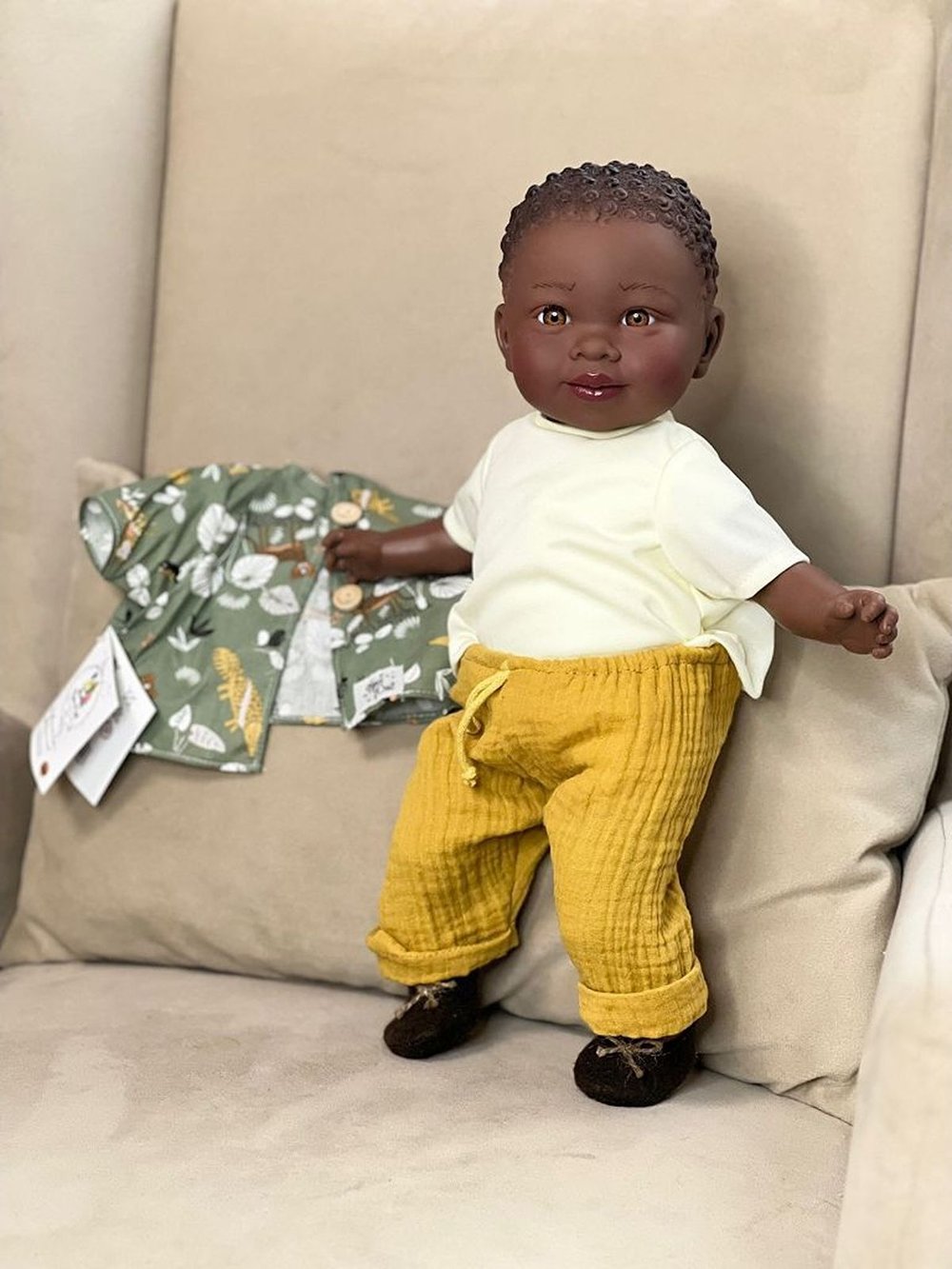 Кукла Nines 45см Amir мягконабивная в пакете (N4420K)